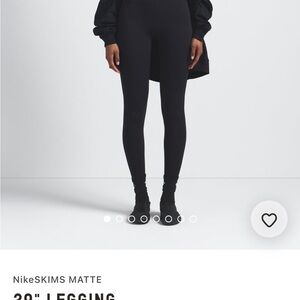 NikeSKIMS Matte Black 29in Leggings XXS